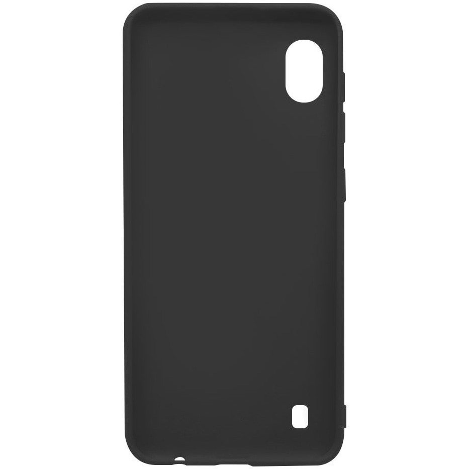 Husa de protectie Lemontti Silicon Silky pentru Samsung Galaxy A10, Negru