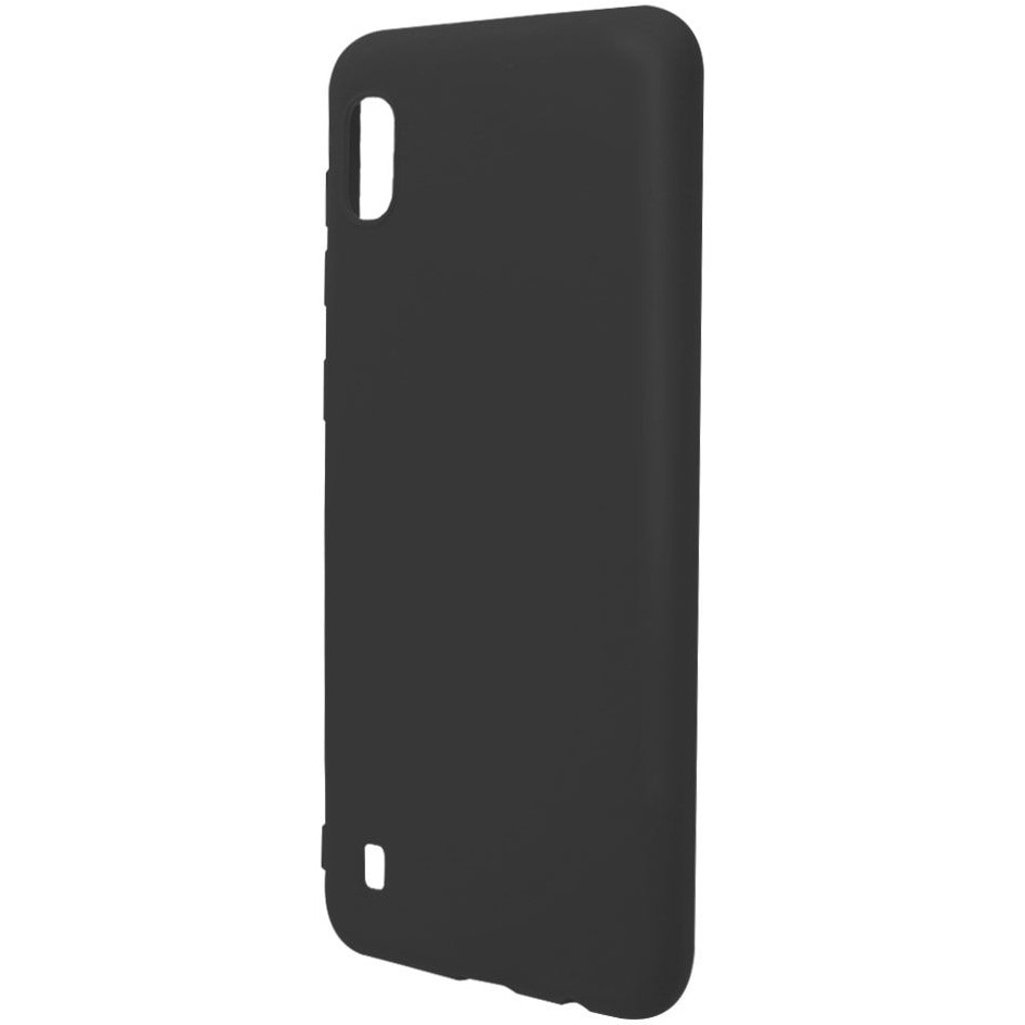 Husa de protectie Lemontti Silicon Silky pentru Samsung Galaxy A10, Negru