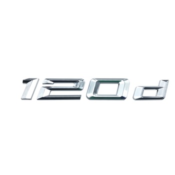 Emblema ABS Portbagaj 120d compatibila BMW Seria 1 E81 E82 E87 E88 F20 F21 Emblema ABS Portbagaj 120d compatibila BMW Seria 1 E81 E82 E87 E88 F20 F21