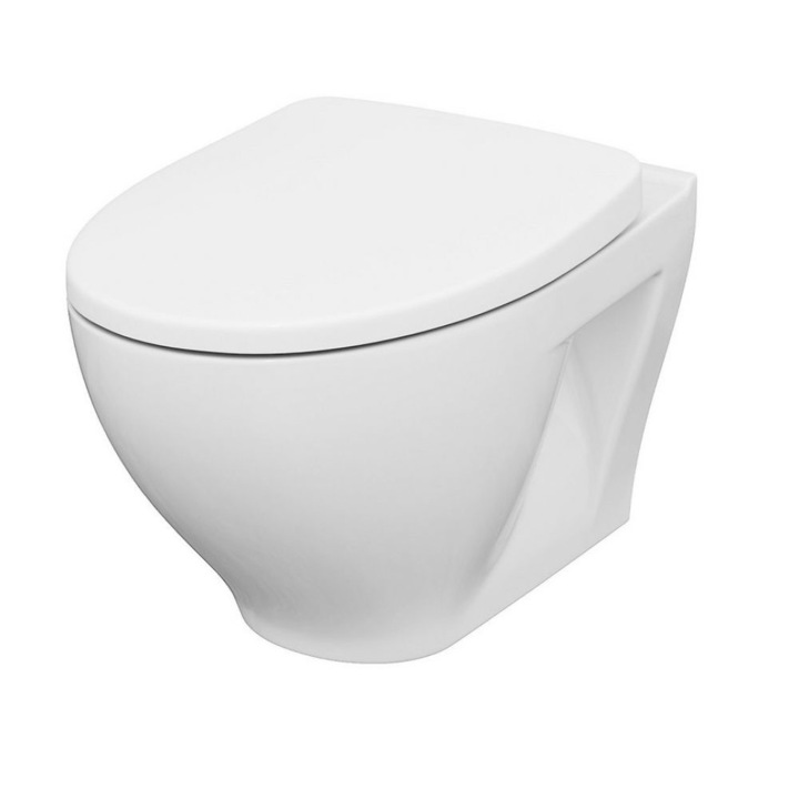 Set vas WC A29 suspendat Moduo Clean On Cersanit + capac duroplast cadere lenta