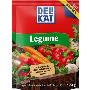 Baza de mancare Delikat, Gust de legume, 400g Baza de mancare Delikat, Gust de legume, 400g