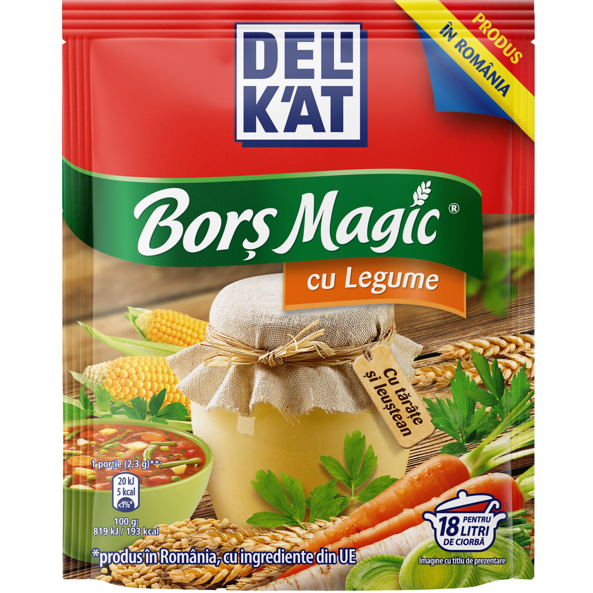 Bors Delikat legume, 165g