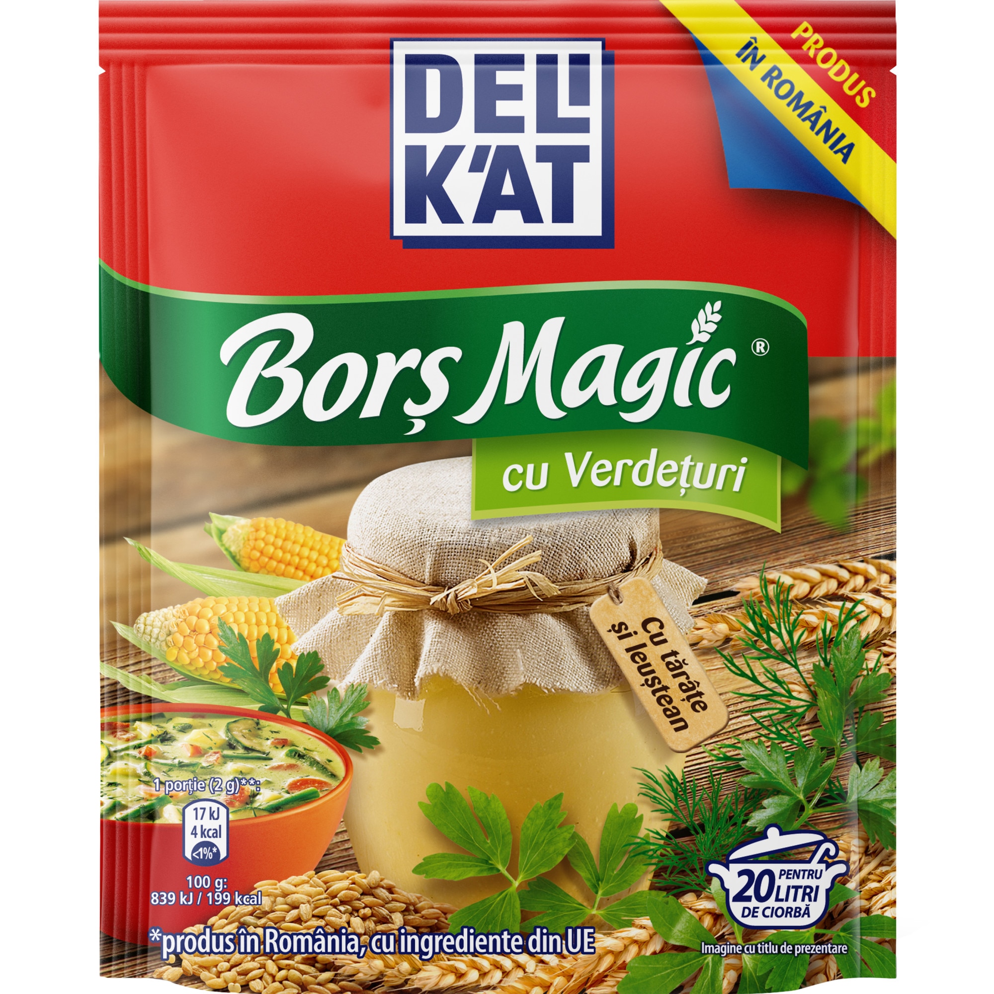 Bors Delikat verdeturi, 165g