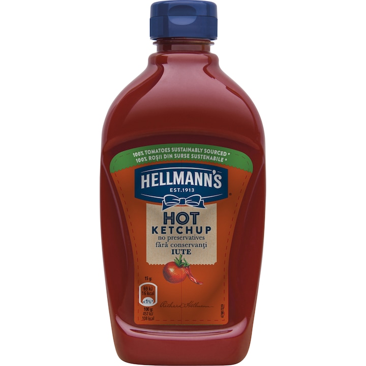 Hellmann hot ketchup, 470g