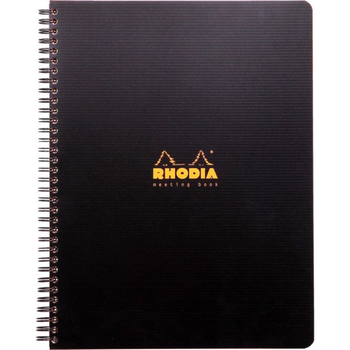 Тетрадка Rhodia Meeting book, A4+, Спирала