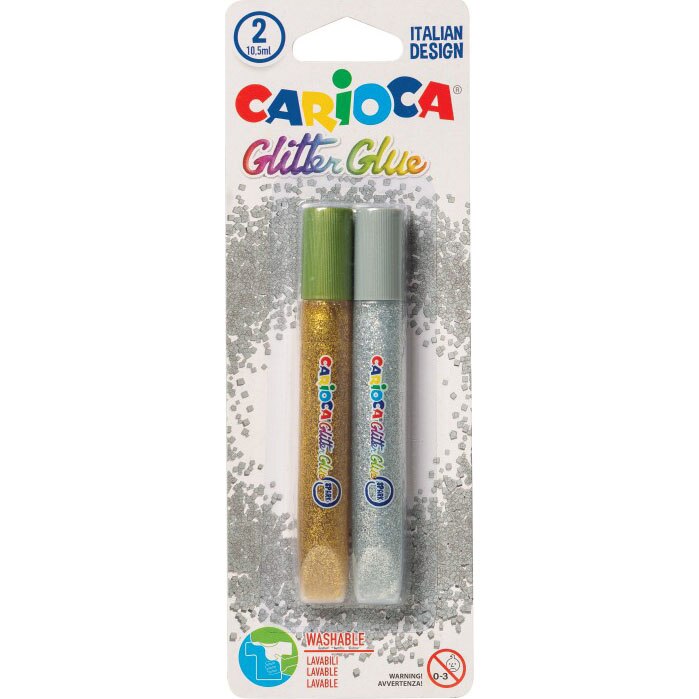 Lipici CARIOCA Glitter 2/blister