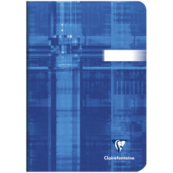 Caiet A5 capsat, 48 file, Clairefontaine, dictando, albastru Caiet A5 capsat, 48 file, Clairefontaine, dictando, albastru