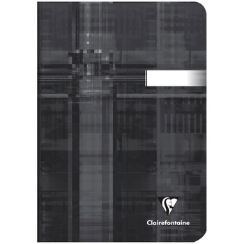 Caiet A5 capsat, 48 file, Clairefontaine, dictando, negru Caiet A5 capsat, 48 file, Clairefontaine, dictando, negru