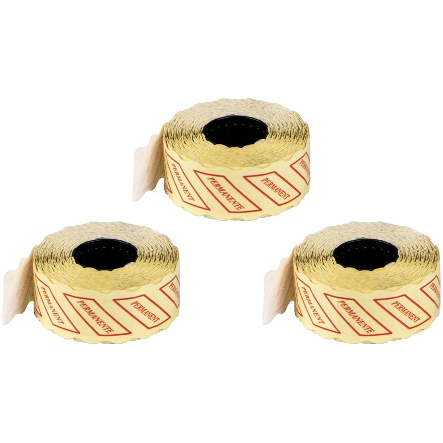 Rola pret 26x12, 1500buc, 3 buc/set, alb