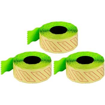 Rola pret 26x16, 1000buc, 3 buc/set, verde Rola pret 26x16, 1000buc, 3 buc/set, verde