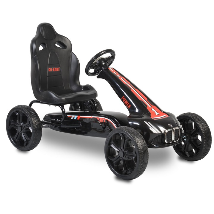 Картинг кола Moni, Monte Carlo, черен, 3+ години