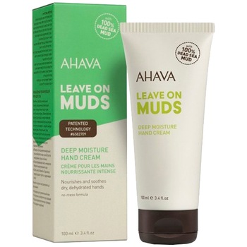 Crema de maini pe baza de namol Ahava Leave on muds, 100 ml Crema de maini pe baza de namol Ahava Leave on muds, 100 ml