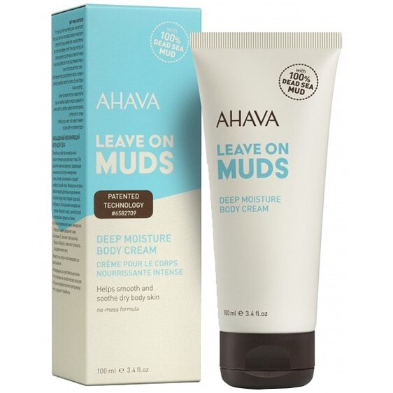 Crema de corp pe baza de namol Ahava Leave on muds, 100 ml