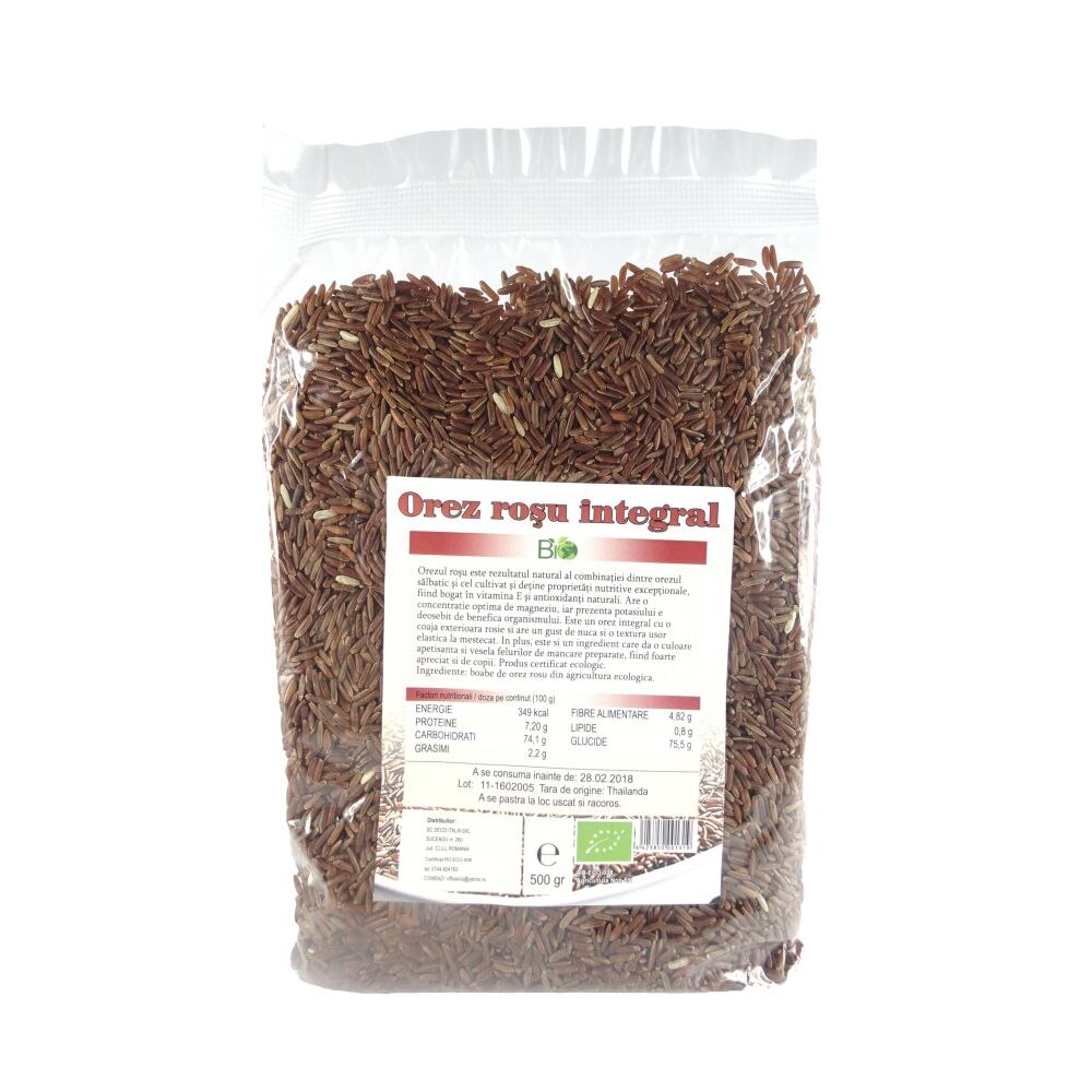 Orez rosu integral BIO 500 g