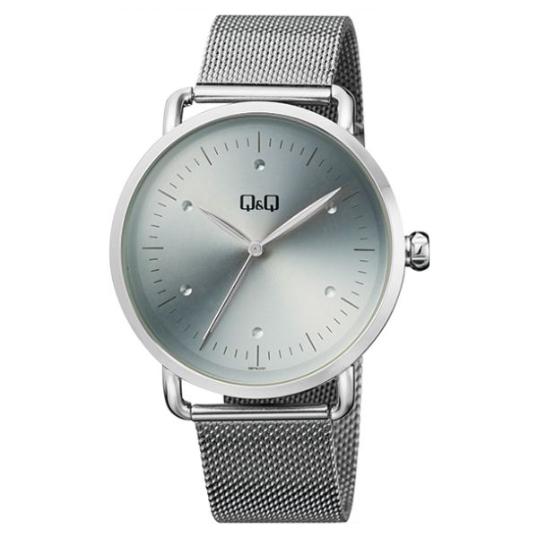 Ceas Q&Q QB74J201Y barbatesc, bratara plasa otel inoxidabil