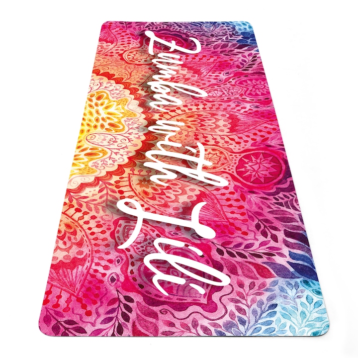 Saltea pentru yoga si Pilates, Yoga Mat, cauciuc natural, 4mm, 68х183 cm