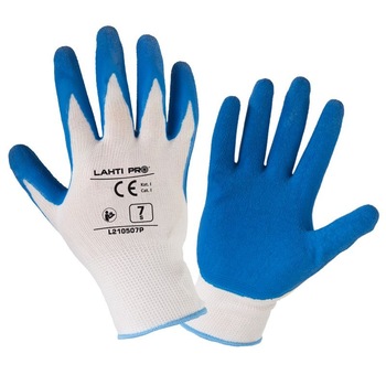 Manusi latex cu poliester , marime XL ( 10 ) Manusi latex cu poliester , marime XL ( 10 )