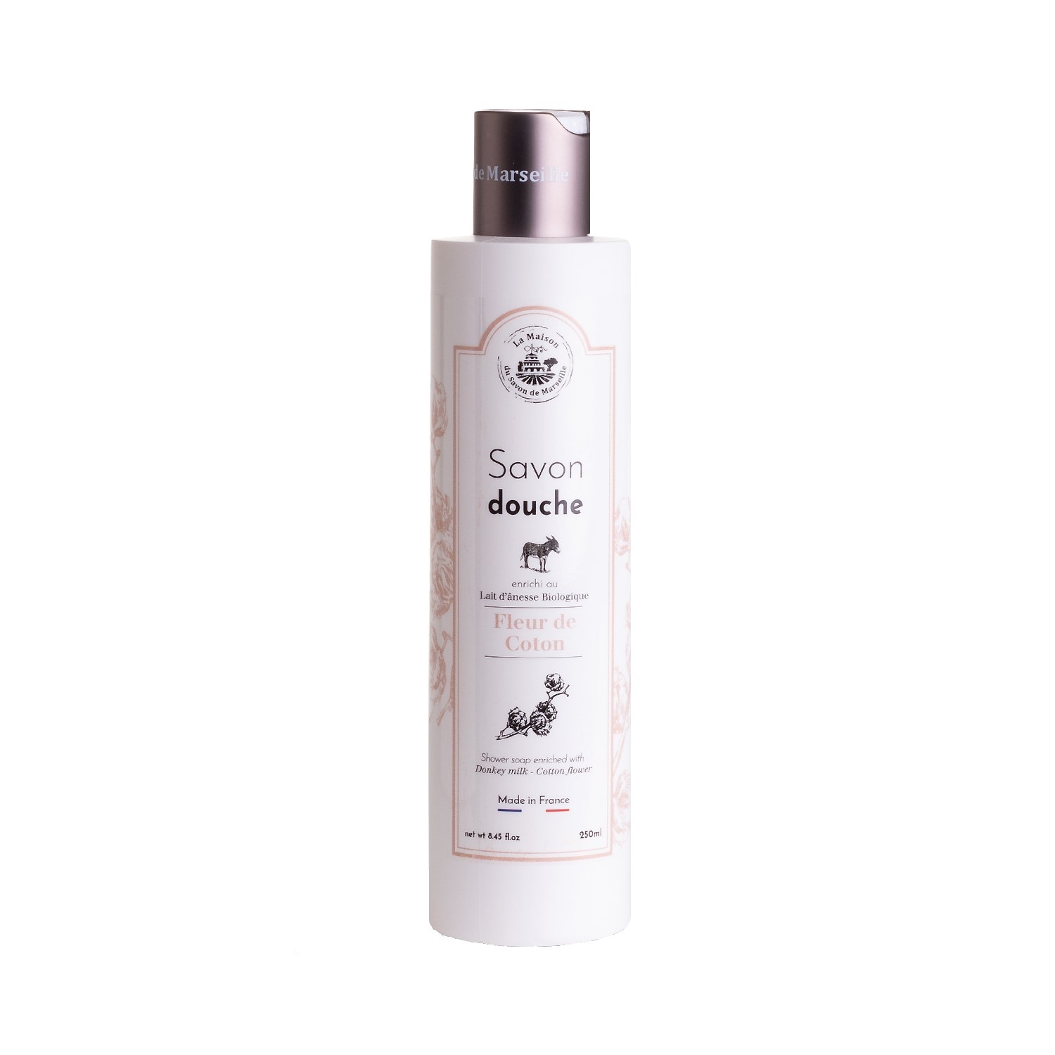Sapun Lichid de Dus Lapte de magarita - Floare de bumbac 250 ml
