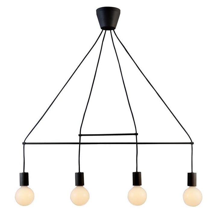 Полилей Candellux Alto ,4x40W Е27,Черен