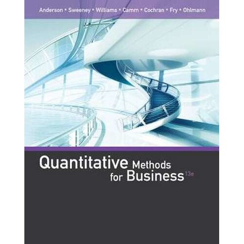 Quantitative Methods for Business de David R. Anderson