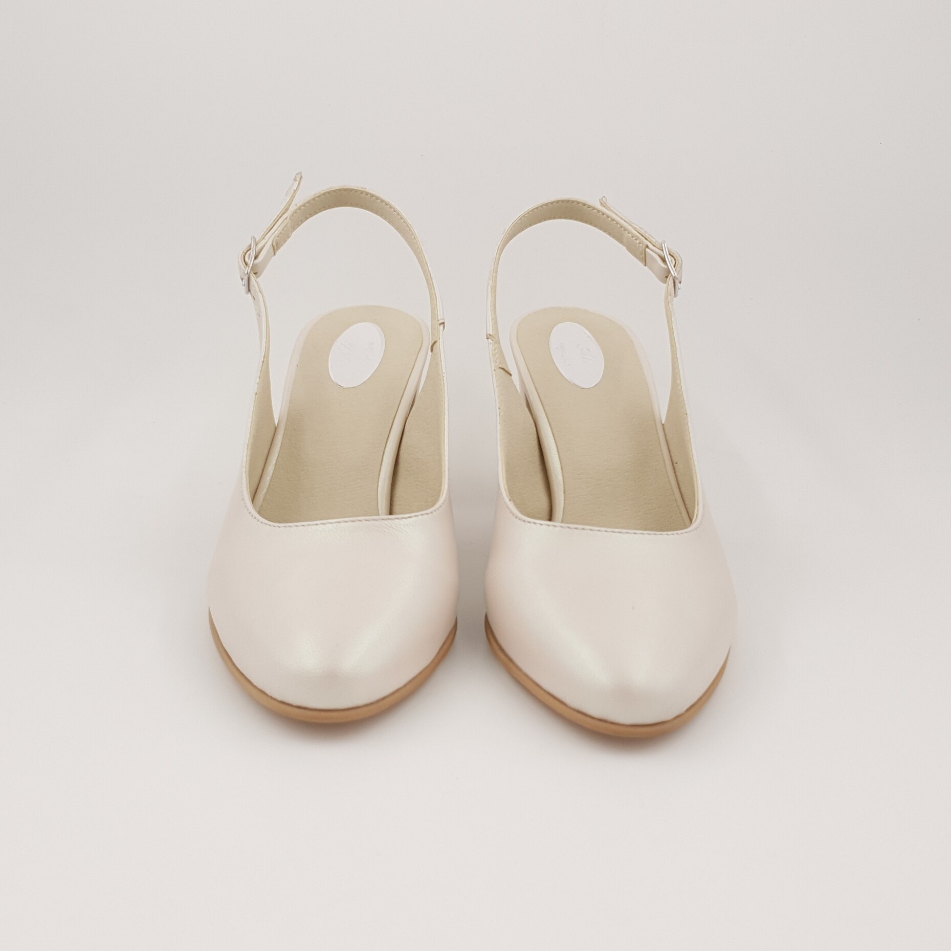 Sandale dama, SandAli, piele naturala, box, toc gros, sidef, 34 EU ...