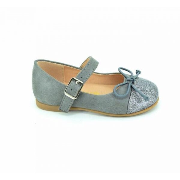 Pantofiori copii cu fundita A2704 Truffi, Gri