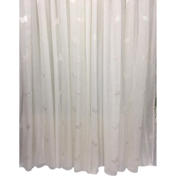 Perdea ivoire 1000x245cm, cu fluturi albi, cu rejansa by Liz Line - RD13210 Perdea ivoire 1000x245cm, cu fluturi albi, cu rejansa by Liz Line - RD13210