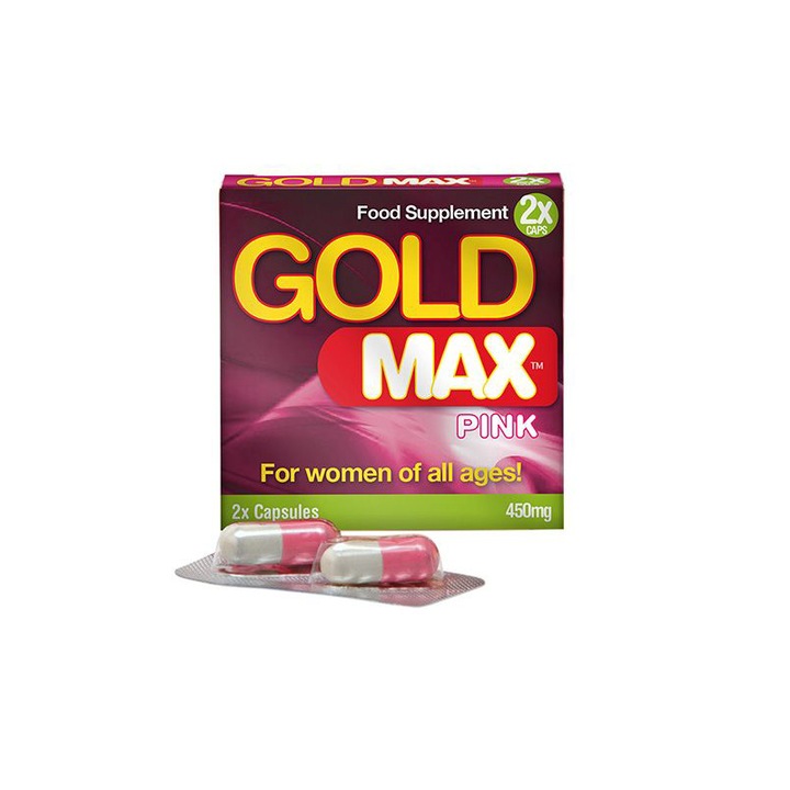 Libido, Gold Max Pink orgazmusnövelő tabletták nőknek, libidójavító, gyors hatású, tartós, természetes összetevők, 2 kapszula