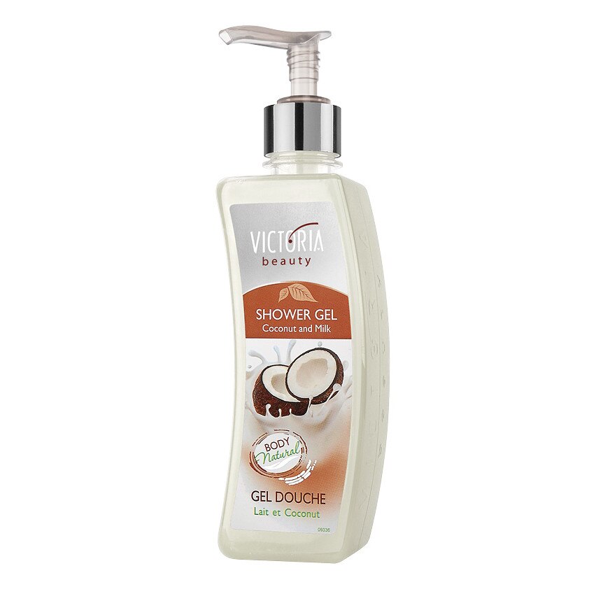 Gel de dus cu nuca de cocos si lapte, Victoria Beauty, 400 ml