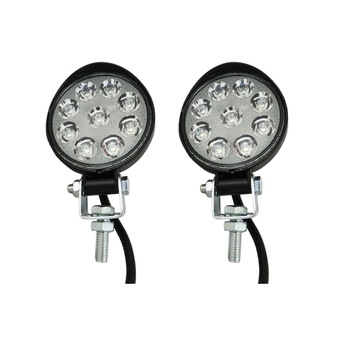 Set 2 LED Mini Proiectore Flexzon 27W , 7.5 cm diametru, 12/24V , Lumina Alba 6500K, Rotund Set 2 LED Mini Proiectore Flexzon 27W , 7.5 cm diametru, 12/24V , Lumina Alba 6500K, Rotund