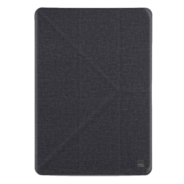 Husa iPad 10.2 2019 UNIQ Yorker Kanvas Neagra