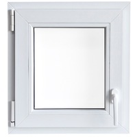 Fereastra termopan PVC X-Stru Systems, 420 x 420 mm, 4 camere, 60 mm adancime, deschidere stanga, alb