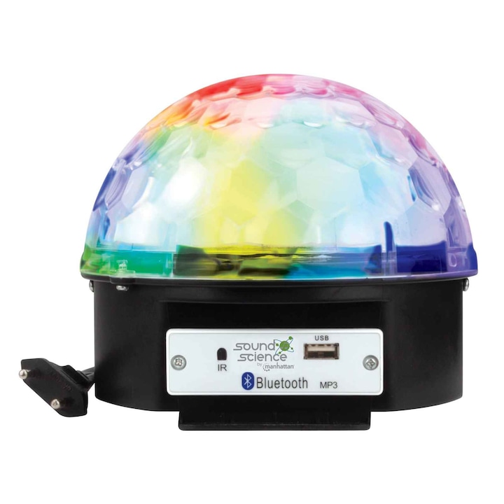 Диско топка LED Лампа Rainbow l2 , Дистанционно- Led Party Light, блутут