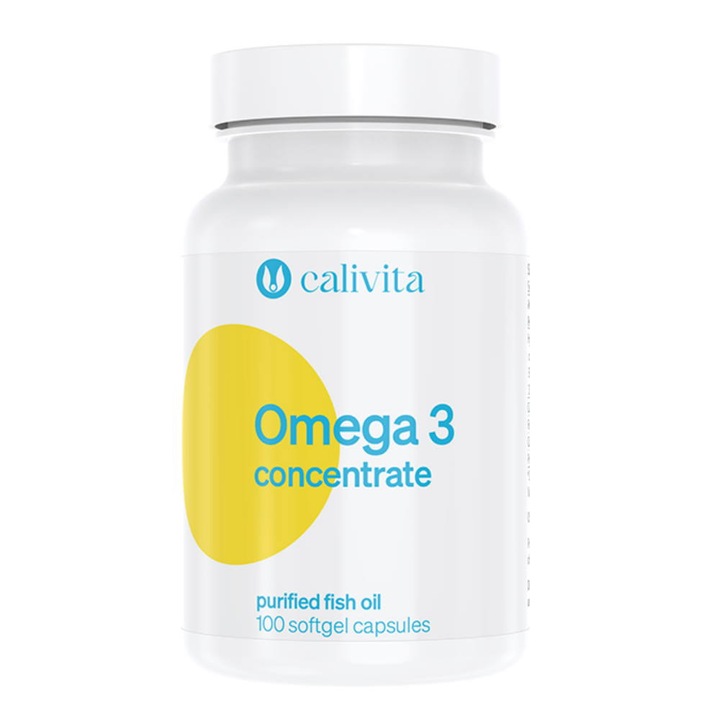 Supliment cu Omega 3 concentrat, 100 capsule gelatinoase, CaliVita