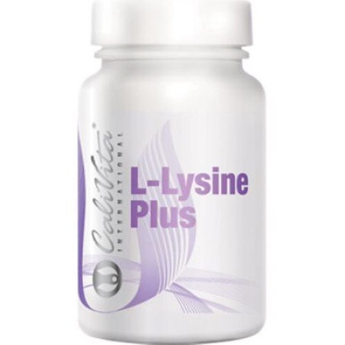 Supliment alimentar pentru persoanele cu regim alimentar de tip vegan, L-Lysine PLUS, 60 capsule, CaliVita