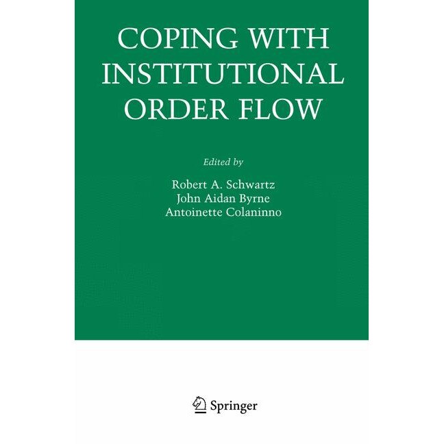 Coping With Institutional Order Flow de Robert A. Schwartz
