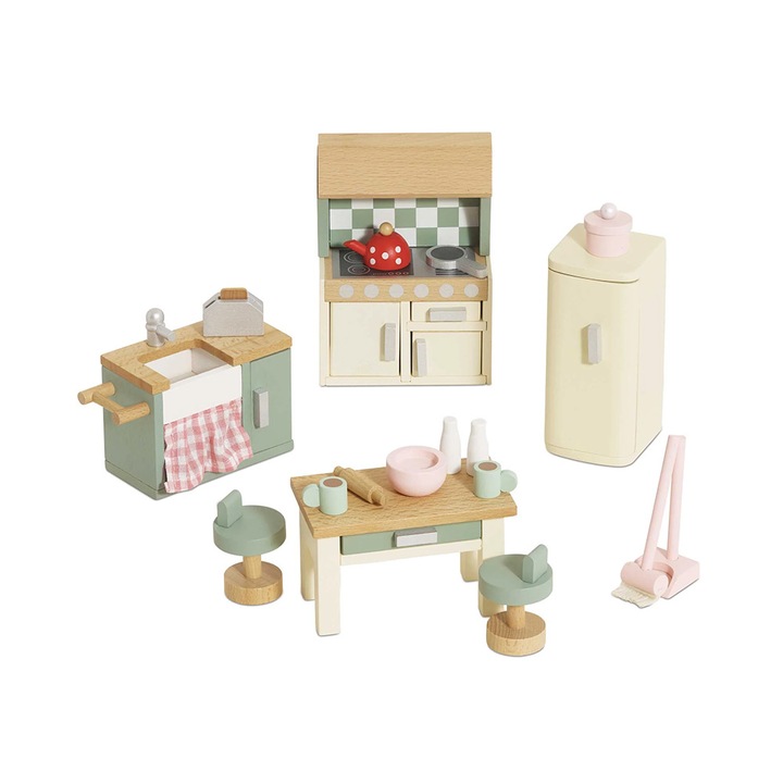 Mobilier pentru casuta, Le Toy Van, bucatarie Daisylane, din lemn
