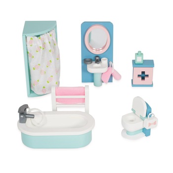 Mobilier pentru casuta, Le Toy Van, baie Daisylane, din lemn Mobilier pentru casuta, Le Toy Van, baie Daisylane, din lemn
