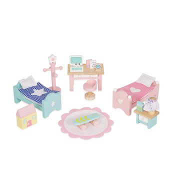 Mobilier pentru casuta, Le Toy Van, camera copiilor Dayselane, din lemn Mobilier pentru casuta, Le Toy Van, camera copiilor Dayselane, din lemn