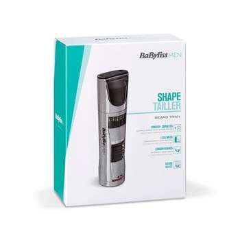 Masina de tuns BaByliss T831E, 70 setari de lungime, autonomie 60 min, functionare cu fir sau acumulator, argintiu/negru