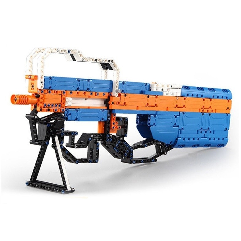 Mitraliera P90 Double Eagle Construibila cu Caramizi (C81003W)