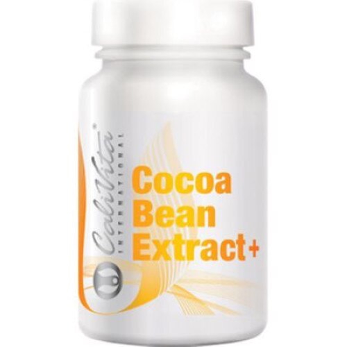 Supliment alimentar cu extract de cacao, Cocoa Bean Extract +, 100 drajeuri, CaliVita