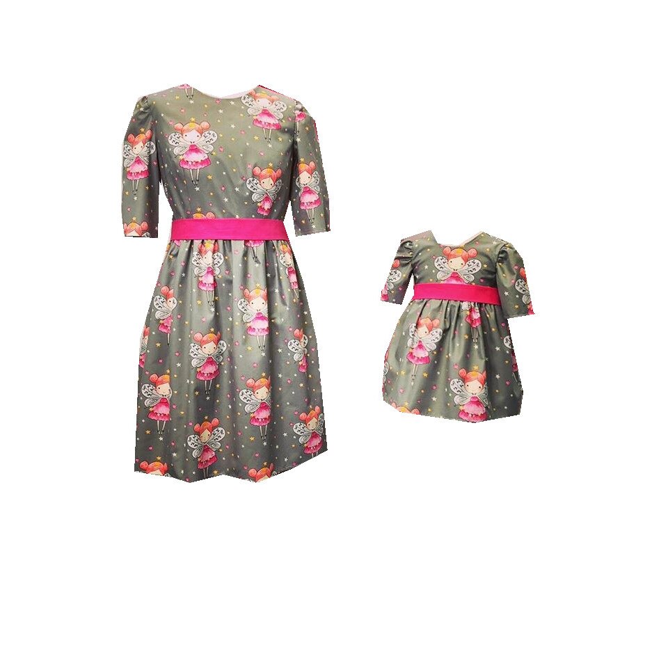 Set mama fiica, Bella, model daria fairy, masura S si 1 an