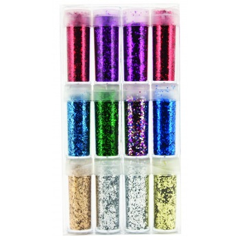 Set Glitter/sclipici 12 culori Set Glitter/sclipici 12 culori