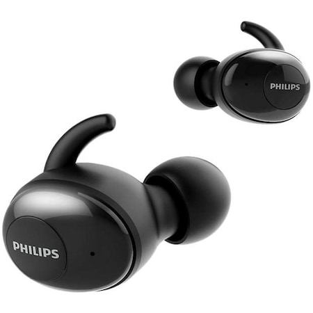 Casti Audio In-Ear Philips, SHB2505BK/10, True Wireless, Autonomie 5h, Negru