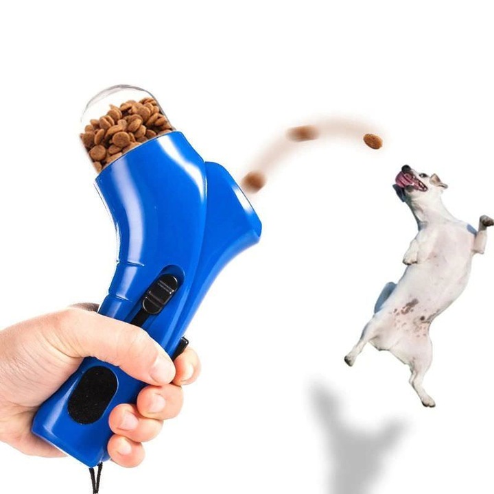 Уред за изстрелване на кучешки гранули