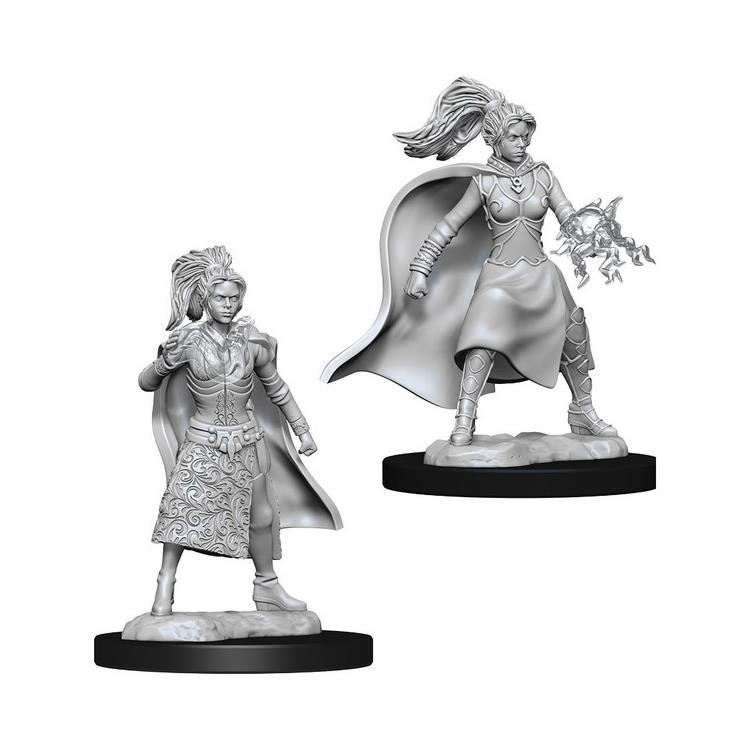Set Figurine Dungeons And Dragons Nolzur's Unpainted Female Human Sorcerer