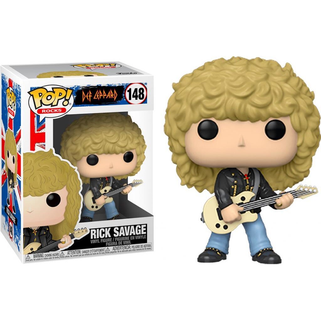 Figurina Funko POP! Def Leppard - Rick Savage, limba engleza