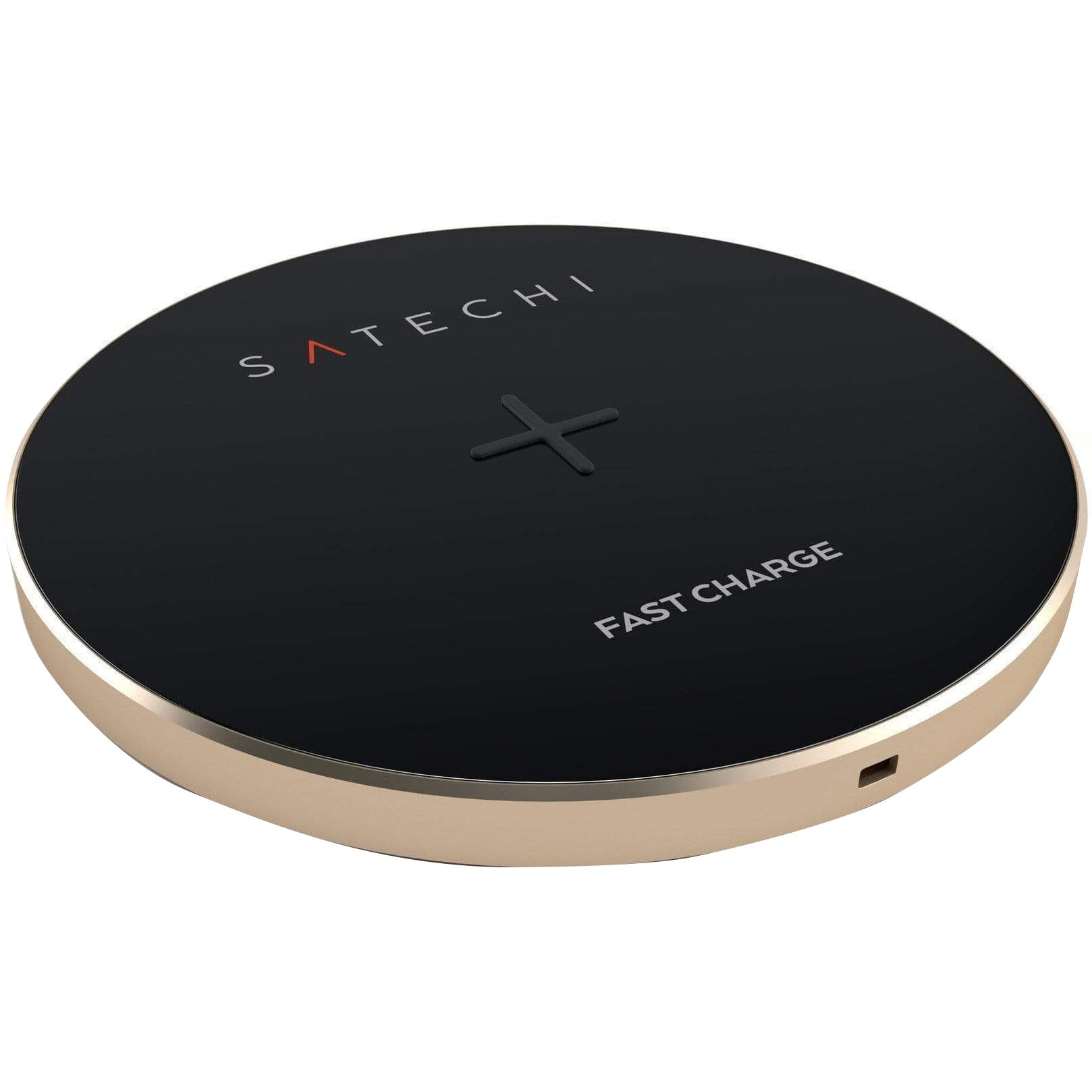 Incarcator wireless Satechi Aluminum Fast Charger, Gold