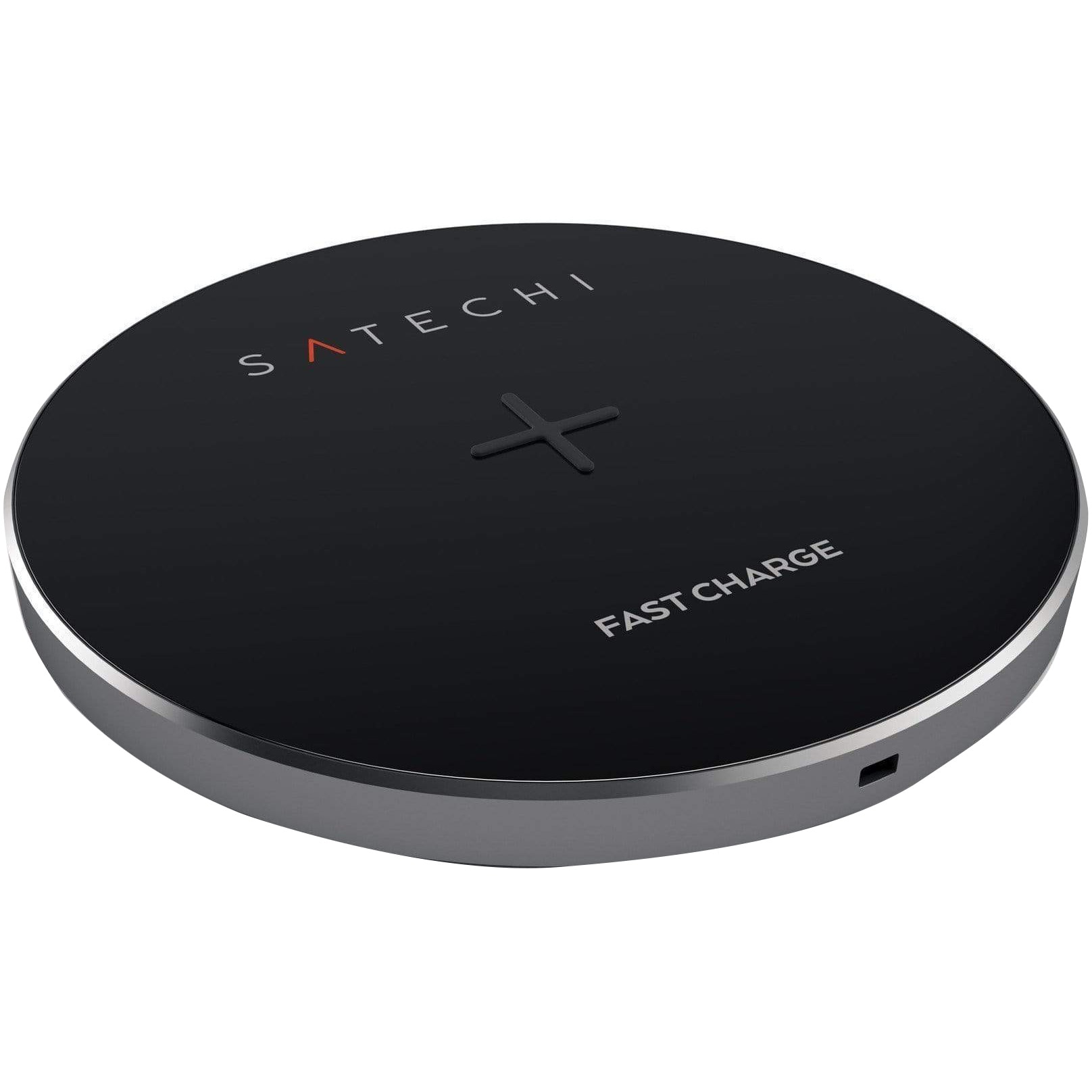 Incarcator wireless Satechi Aluminum Fast Charger, Space Grey